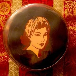 1950’s Black feather headband